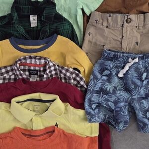 Carter's Toddler Boys Bundle Assorted 9 Piece Size 3T